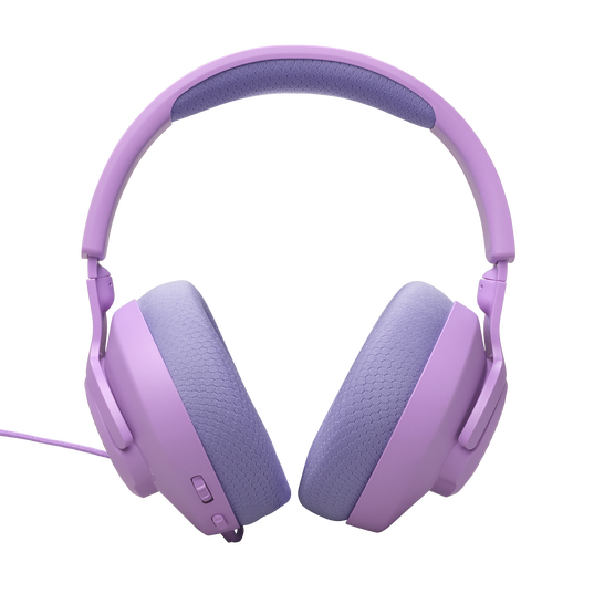 JBL Quantum 100M2 - Purple - Wired over-ear gaming headset with detachable mic and mute option - Back